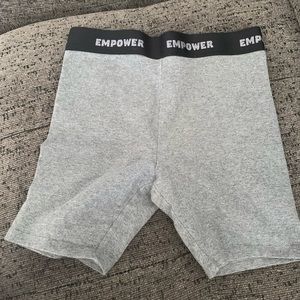 empower biker shorts